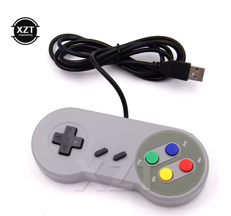 SNES Style USB 6 Button Game Pad Controller Joypad for PC Android Pi Emulation