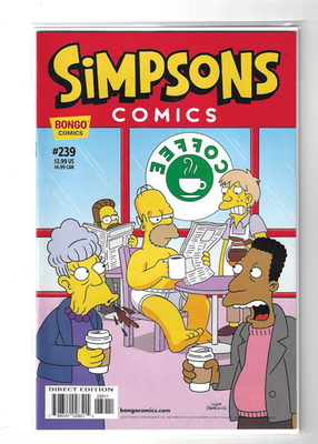 #ad Simpsons Comics #239 2017 Bongo NM Homer Cover Boarded and sleeved $9.98