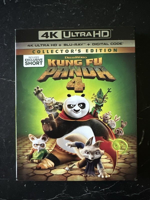 Kung Fu Panda 4 (4K/Blu-ray) Used, Like New. No Digital.