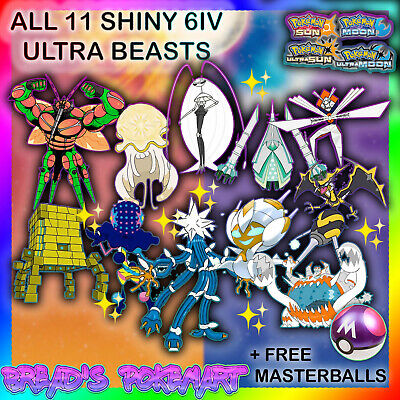 ✨Shiny 6IV Ultra Beasts (All 11)✨ Pokemon Ultra Sun & Moon 3DS 🚀Fast  Delivery🚀