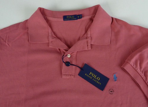 Camisa polo Polo Ralph Lauren SS malla desgastada 100 % algodón con flequillo nuevo con etiquetas $85-98 - Imagen 14 de 58
