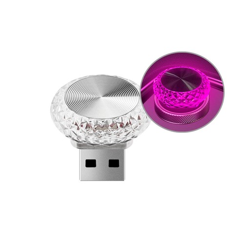 1x LED USB Car Interior Atmosphere Light Ambient Light Bright Lamp Accessories - Bild 15 von 16