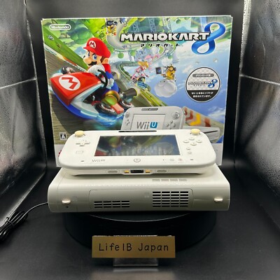 Nintendo Wii U Mario Kart 8 Bundle White/Shiro 32GB Home Console