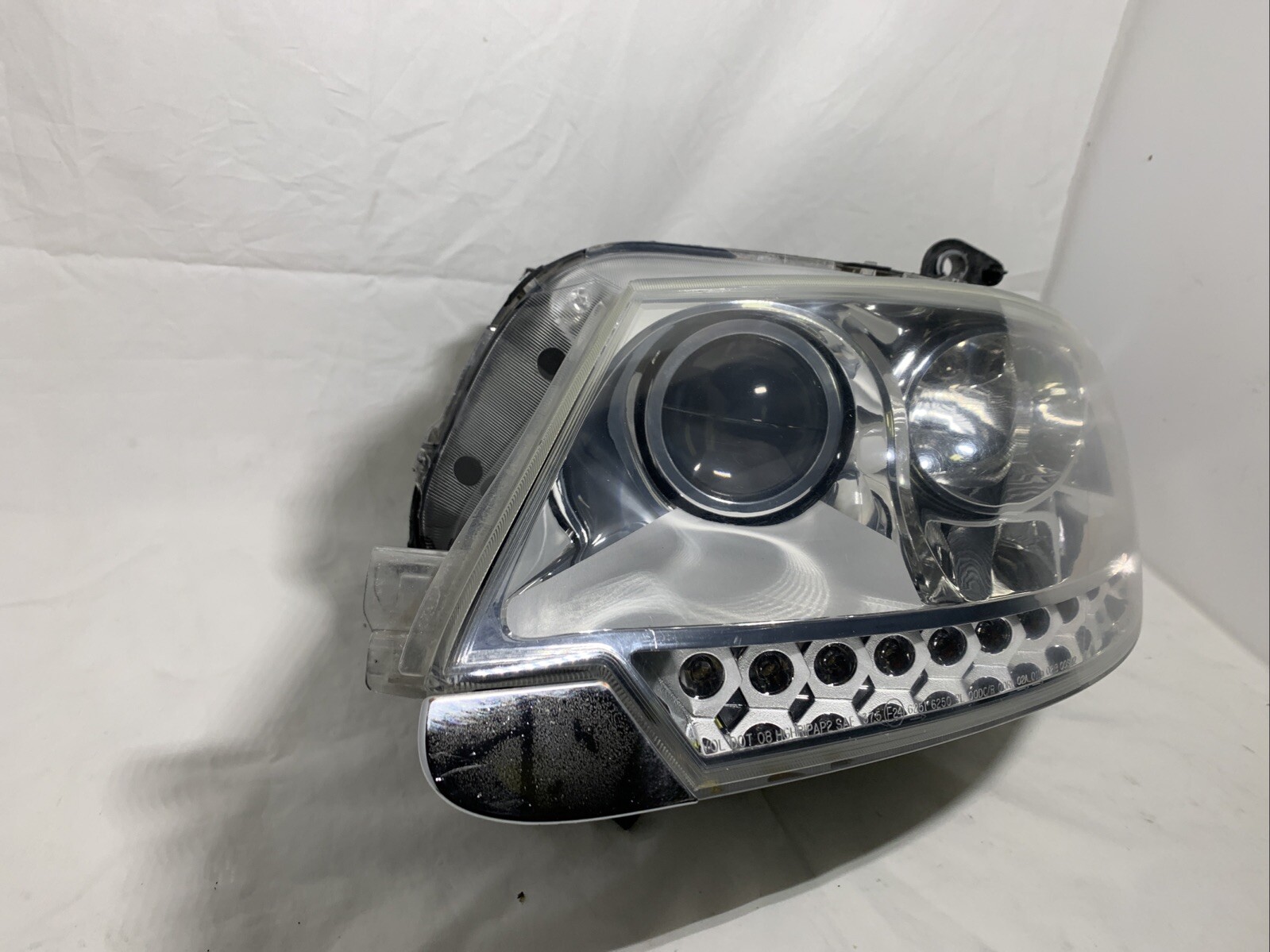 09-13 Maserati Quattroporte M139 Left Driver Headlight Lamp HID Xenon Chrome OEM