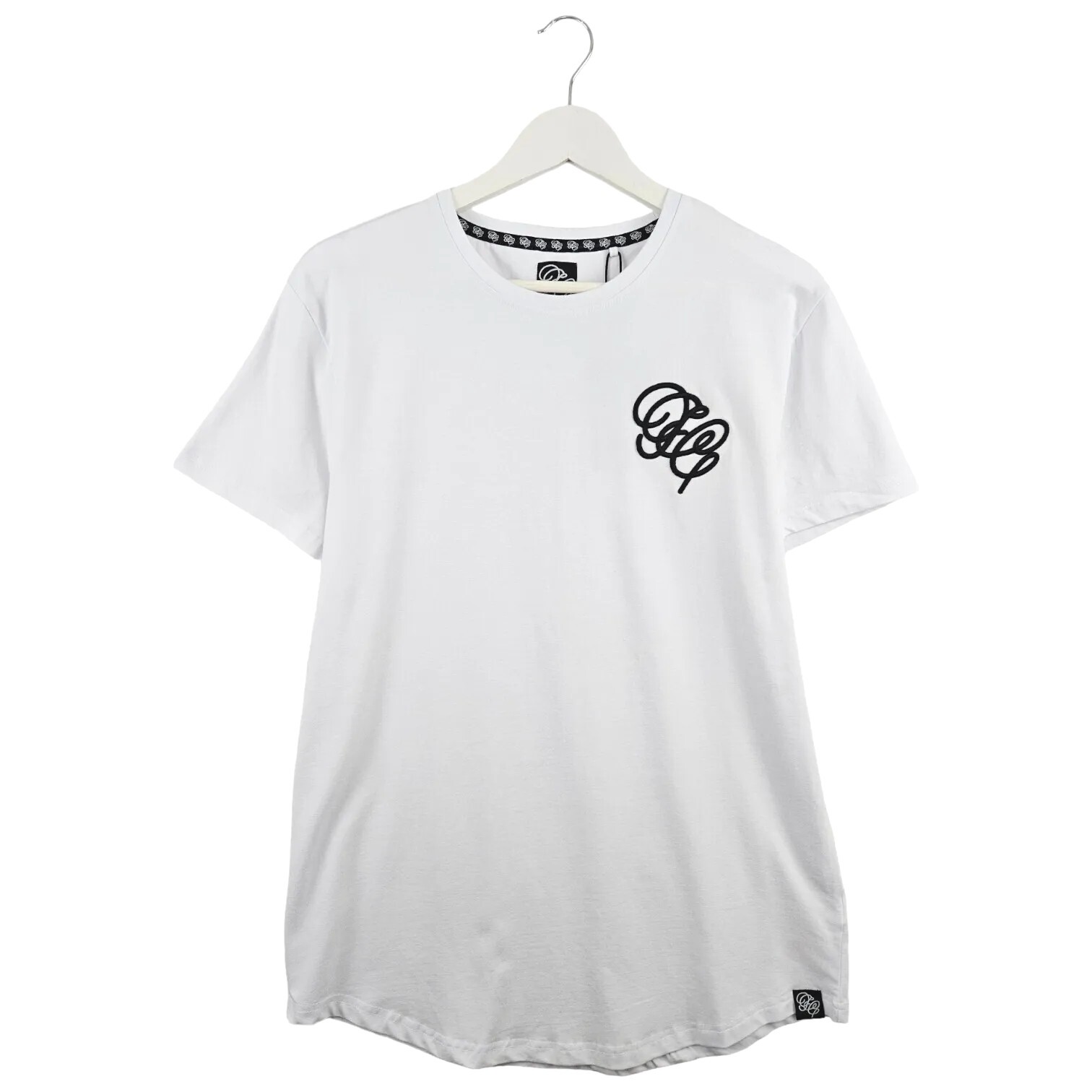 FILA T shirt maglietta tessuto uomo bianca manica corta girocollo slim fit taglia large L