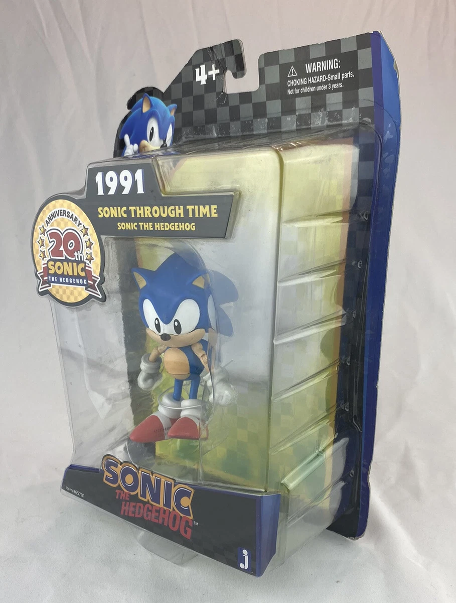 Jazwares Sonic The Hedgehog Classic Sonic 1991 20th Anniversary