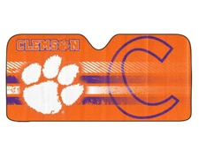 New NCAA Clemson Tiger Car Truck Windshield Folding Sun Shade Large Size