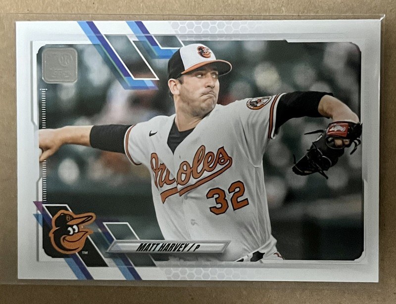 2021 Topps Update Base #US87 Matt Harvey Baltimore Orioles ⚾️  