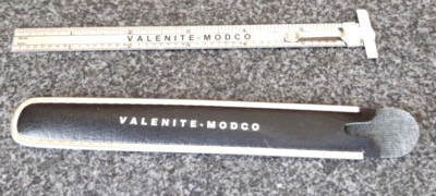 NOS Vintage  Machinist RULE Ruler ~  VALENITE MODCO USA   POCKET RULE