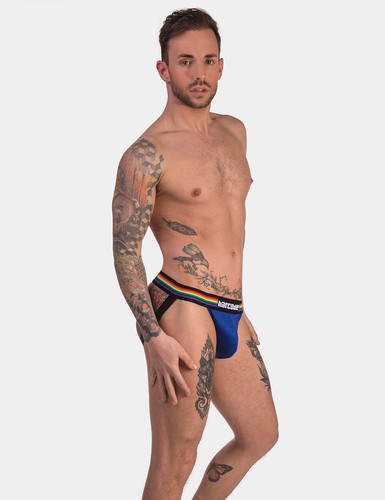 Barcode Berlin - Pride Jockstrap Black / White / Red / Royal - Picture 28 of 32