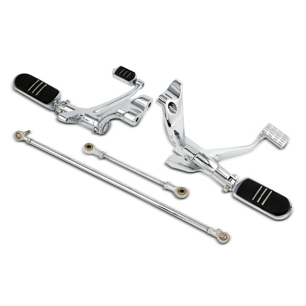 Vorverlegte Fussrastenanlage FüR Harley Davidson Sportster 1200 Custom 04-13 Chr-image