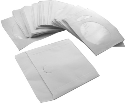 1000 Papierhüllen Papier Hülle mit Fenster Lasche Sleeve Box für CD DVD Blu-Ray