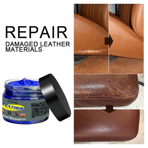 50g Leather Repair Heavy Filler For Filling Holes Scuffs Cracking / Scratches US - Picture 4 of 19