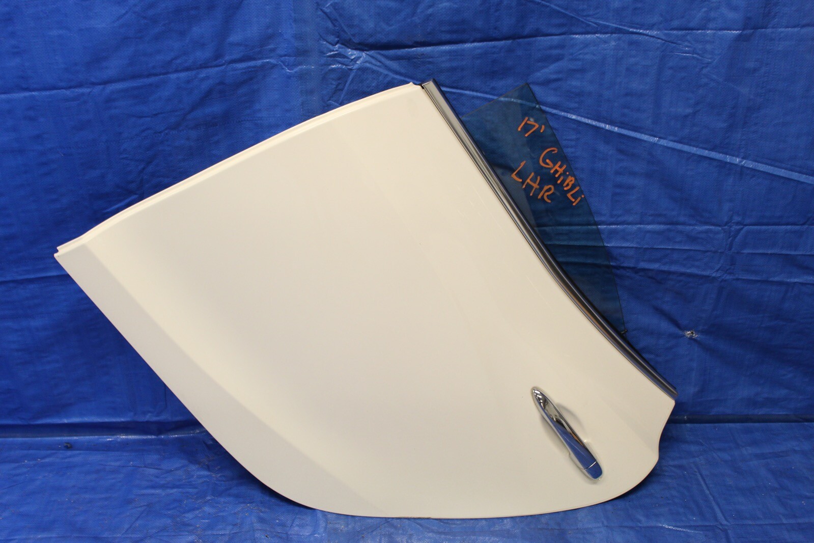 2017 MASERATI GHIBLI SEDAN S OEM LH DRIVER REAR EXTERIOR DOOR COVER