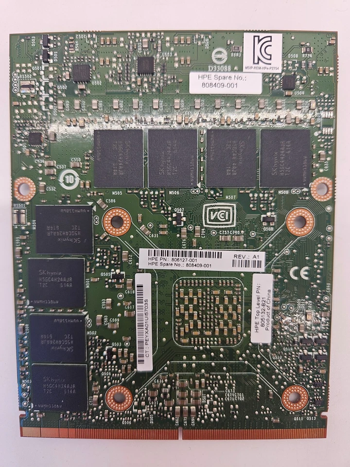 Scheda video GPU HP 805132-B21 806127-001 808409-001 NVidia Tesla M6 8 GB MXM3 PCIE - Immagine 2 di 2