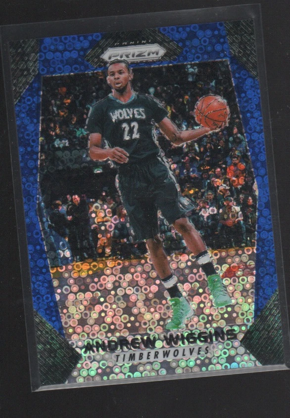 2017-18 Prizm Fast Break Andrew Wiggins #81 Blue Prizms /175