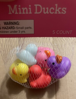 2~5 Count Mini Pastel Colored Ducks~ Valentines/Easter ~ Jeep Ducking