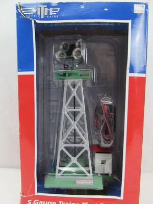 MTH 35-90006 Gabe the Lamplighter Floodlight Tower S Gauge