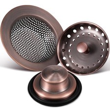 3 Universal Kitchen Sink Stopper Strainer Garbage Disposal Plug Anti-Clogging