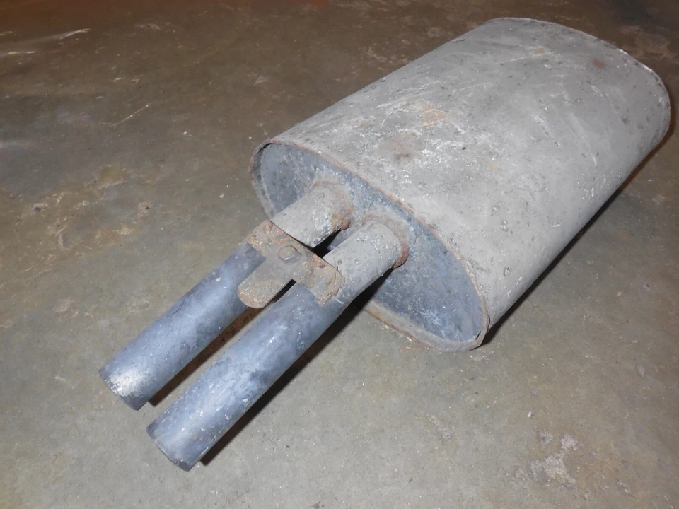 Silenciador escape trasero ID:1-1/2" OD: 1-3/4" 72-89 MERCEDES-BENZ R107 450SL 380SL Foto 2 de 4