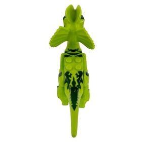 LEGO Animal Dinosaur Dilophosaurus Lime Dilo01 Jurassic World 75916 Parts EUC
