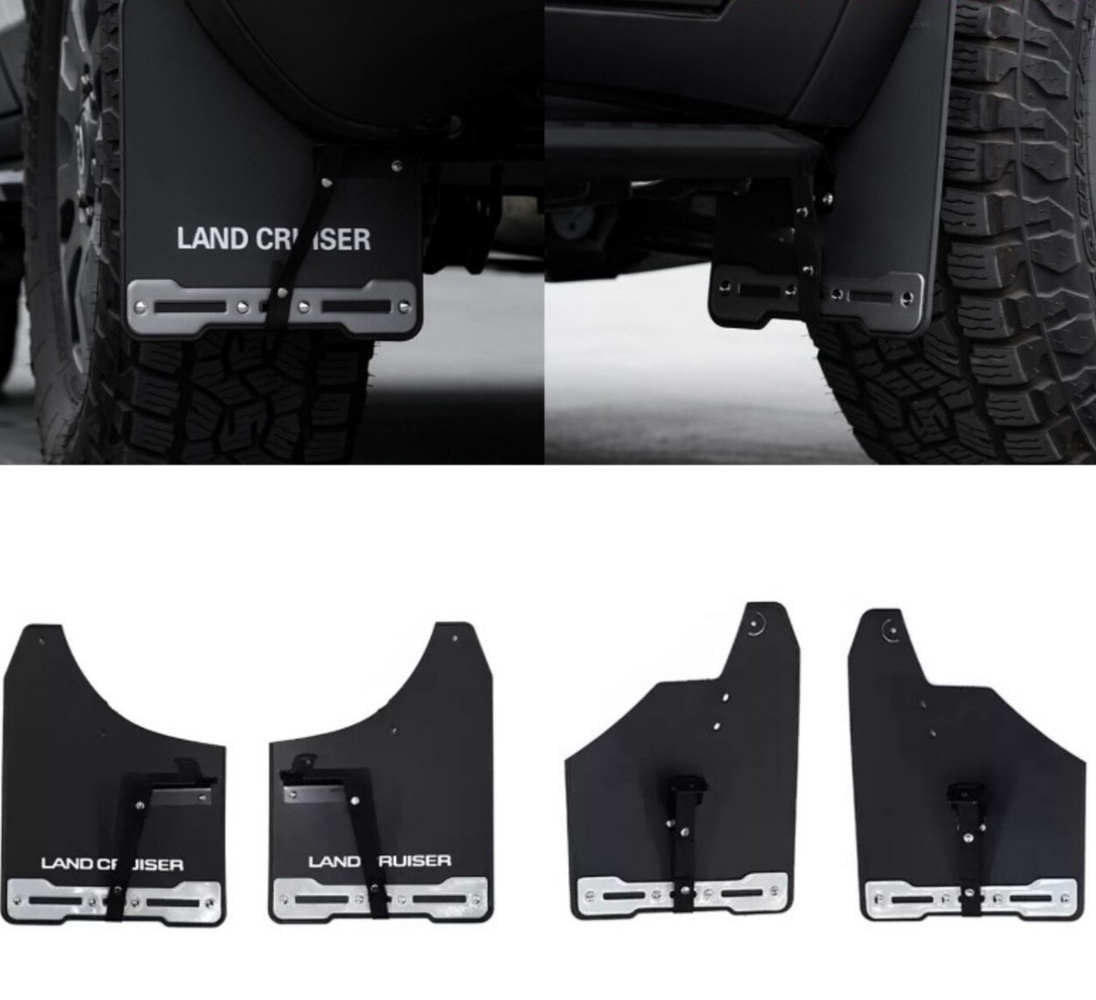 Mud Flaps for 2024-2025 Land Cruiser Prado LC250 J250 – 4PCS