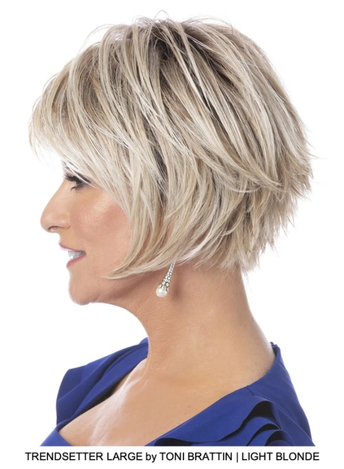 Trendsetter大号高频合成假发(基本帽) — 第 3/4 张图片