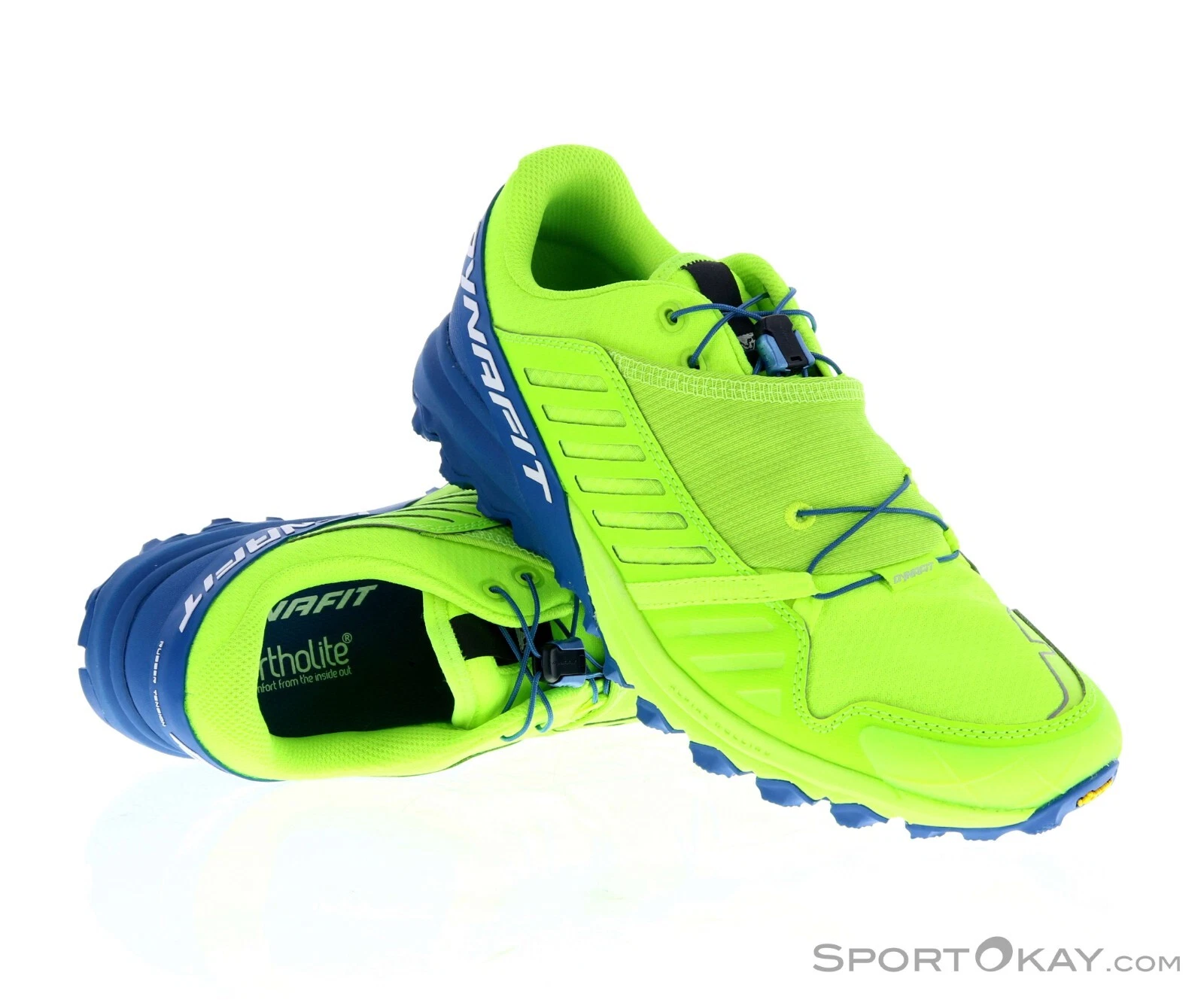 DYNAFIT ALPINE PRO trail running shoes, SIZE UK 12/US 13, FLUO YELLOW, new