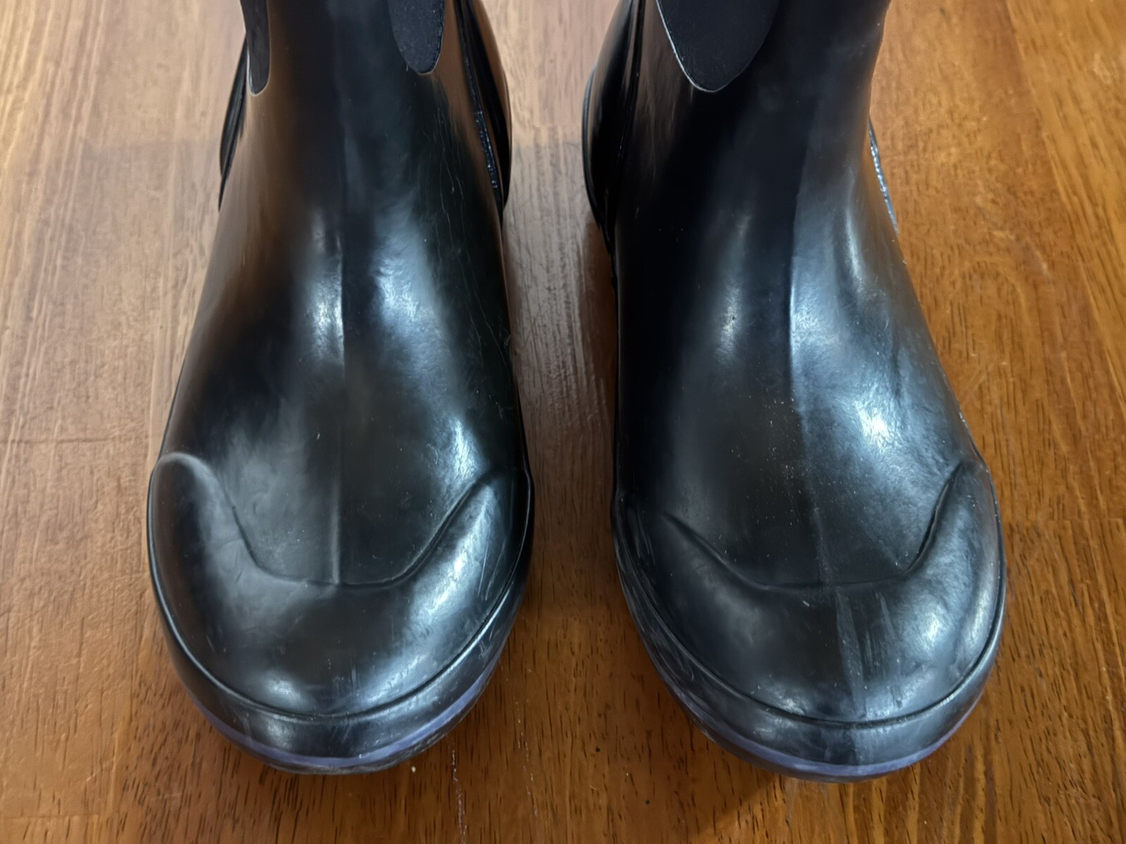 BOGS Black Solid Plimsoll Tall Waterproof Snow Ra… - image 7