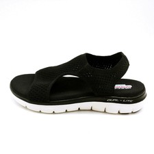 skechers knit cut out sport sandals