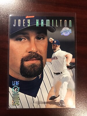 1996 LEAF STUDIO SILVER PRESS PROOF PARALLEL #136 JOEY HAMILTON PADRE RARE 1/100