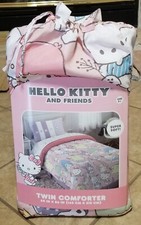 Sanrio Hello Kitty Friends 64 x 86 Inch Twin Comforter