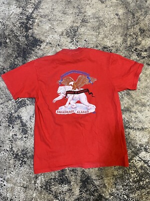Vntg House Harley Davidson T Shirt Single Stitch Hanes Beef L