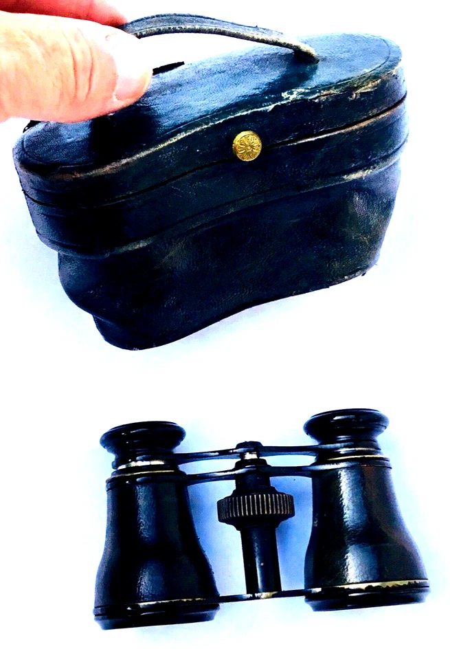 ANCIENNES JUMELLES DE THÉÂTRE DS ÉTUI OLD BEDROOMS OF THEATER IN CASE   - Photo 2/4