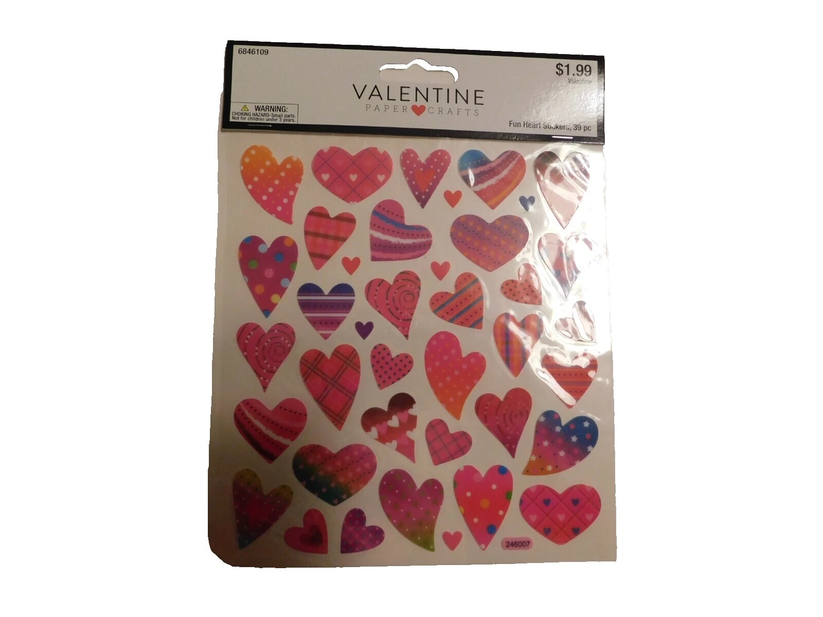 Multi-Color corazón Scrapbooking Pegatinas