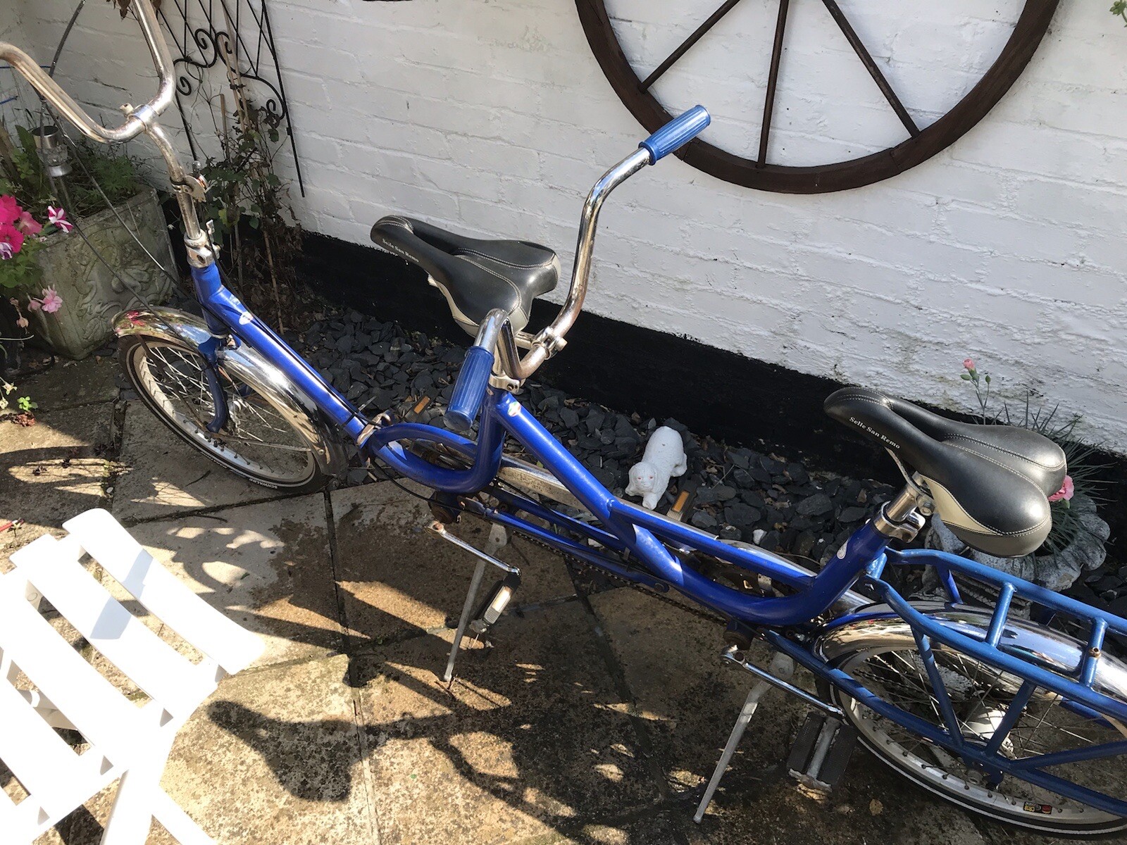 Folding Tandem bike bicycle Retro Vintage Graziella Italian Folding