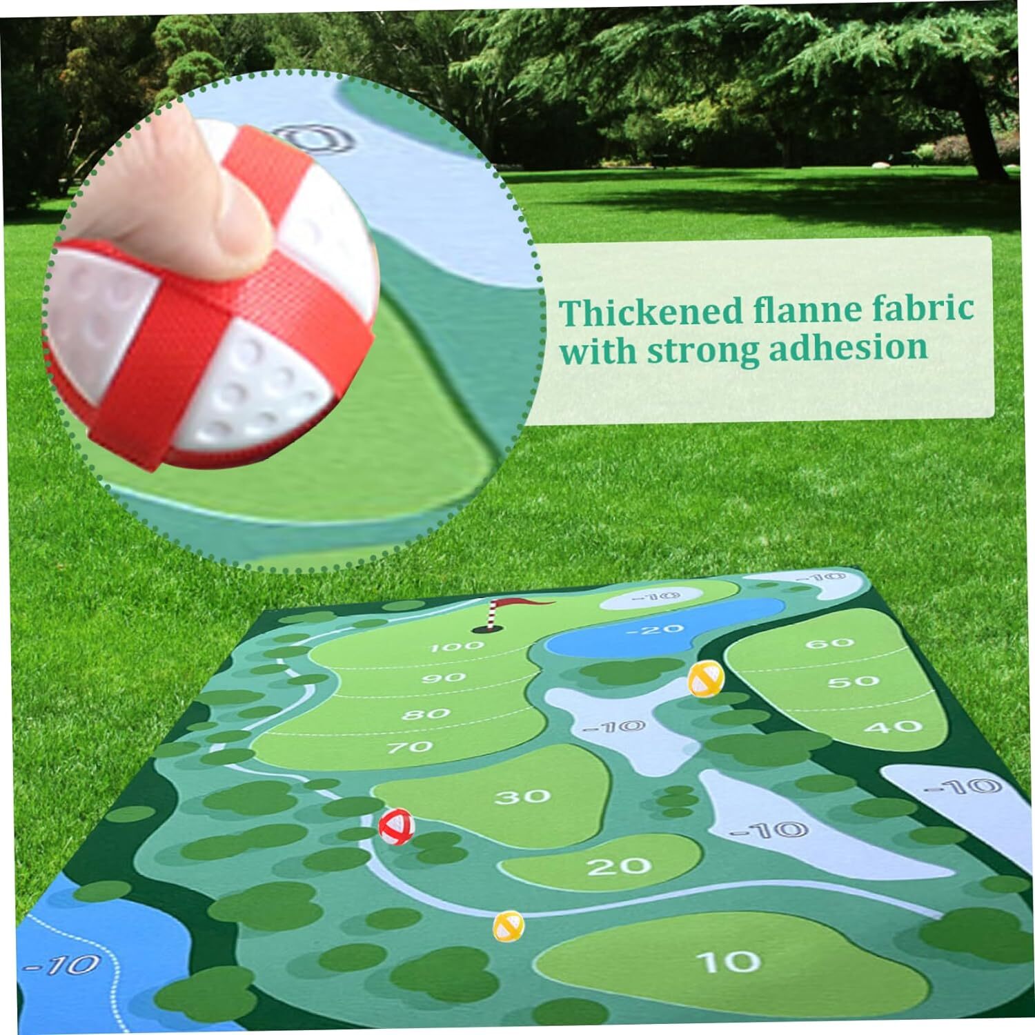 Casual Golf Game Set 1 set Indoor Golf Game Mat Chipping Golf Hitting