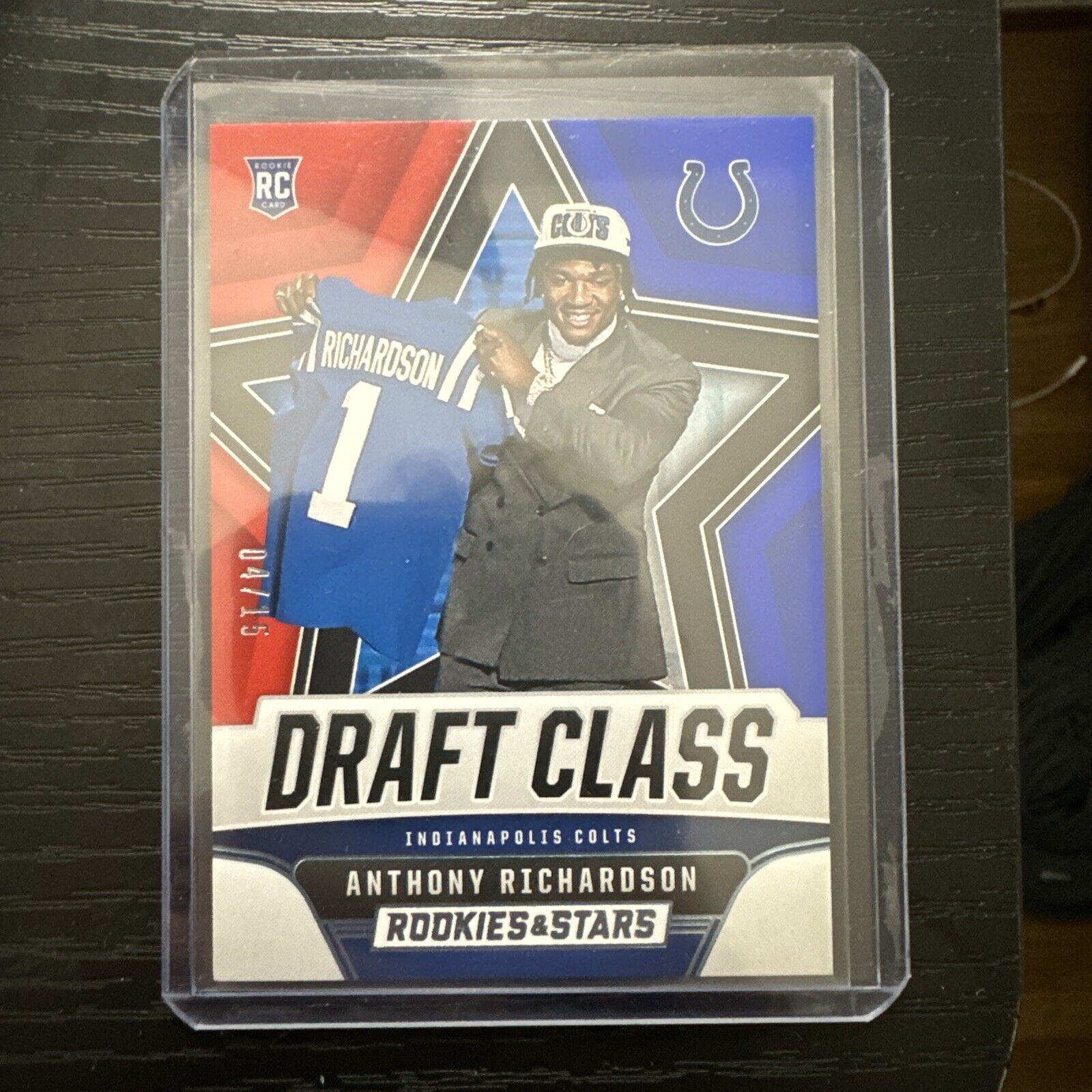2023 Rookies And Stars Anthony Richardson Draft Class, 4/15 Red & Blue RC 🔥AR15