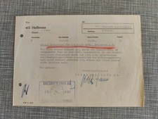 Schreiben Dresdner Bank Mit Stempel Und Unterschriften 60er Jahre Top