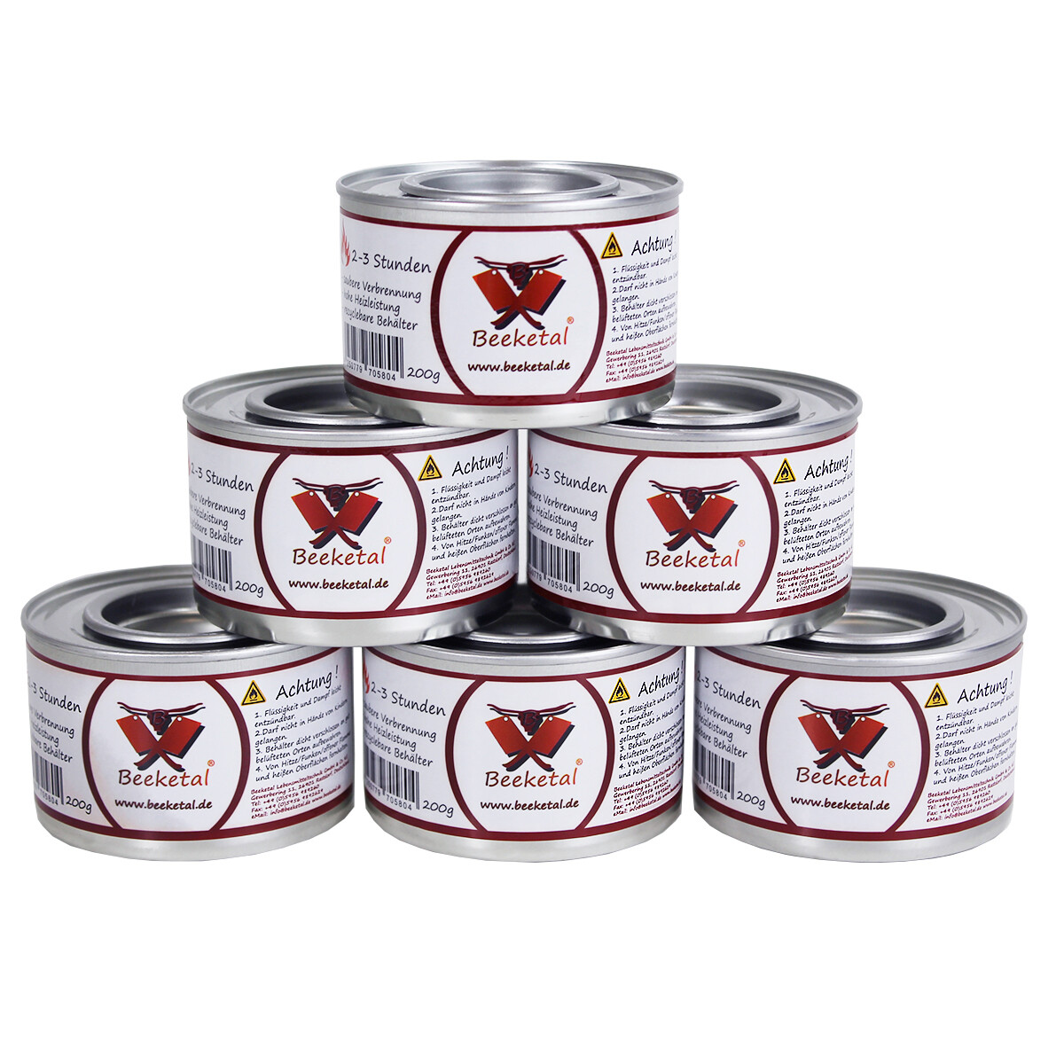 Beeketal Sicherheits Brennpaste Sicherheitsbrennpaste Chafing Dish Speisenwärmer