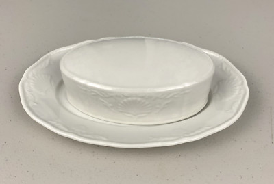 Mikasa Ultra Ceram Bone China White Butter Dish Hampton Bays DY 900 Japan