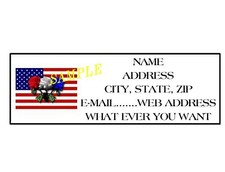 AMERICAN FLAG ADDRESS LABELS COOL   4