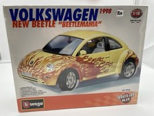 Burago Volkswagen New Beetle BeetleMania 1998 Scale Model New Boxed & Sealed