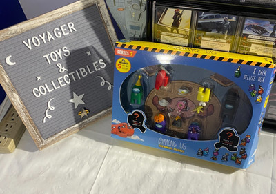 Toikido Among Us Crewmate 8pk Figure Set Damage Box P.M.I International