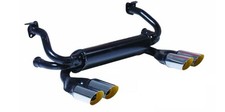 Empi Monza 4tip Exhaust Silencer Chrome Tailpipes Vw Ac 1300-1600cc 00-3414-0