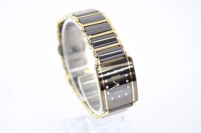 Rado Diastar Jubile Ceramic Gold Tone Quartz Watch Ref 153.0383.3 SPARES/REPAIRS