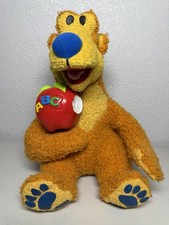 Bear In The Big Blue House Plush TALKING Alphabet 10" 2001 Fisher Price Works 