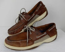 Sperry Top-Sider Boat Shoes Brown Leather 2-Eye Men's Size 12M