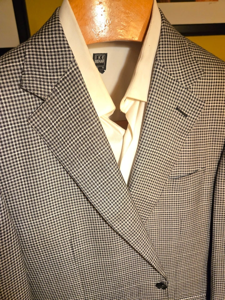 Casaco esportivo CANALI mistura de lã e seda, lindo pano, estado perfeito, masculino 42R - Imagem 3 de 4