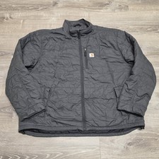 Carhartt Gilliam 102208 Rain Defender Jacket Mens 3XL Shadow Gray Insulated